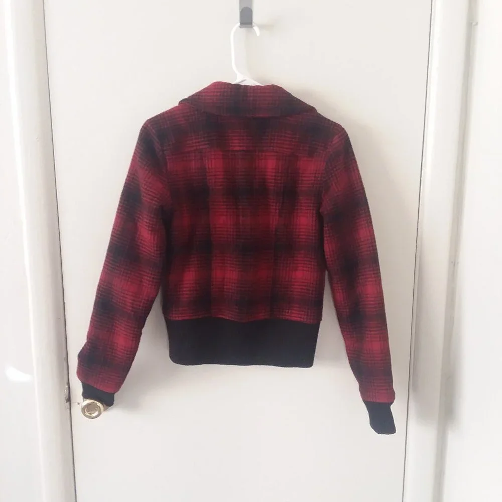 Buffalo David Bitten Red & Black Plaid Jacket